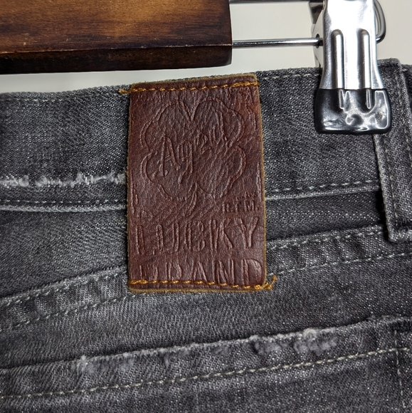 Lucky Brand Sweet Victory Jean Light Gray Bootcut Jeans Size 4/27 - Picture 13 of 16